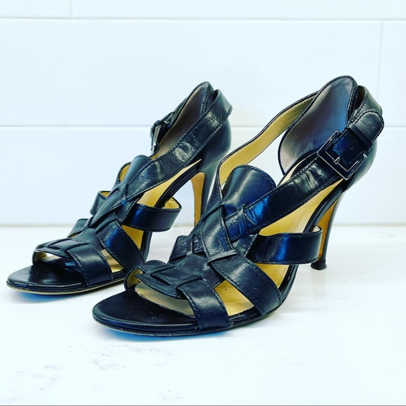 Cole Haan Calfskin Leather Gladiator Heels - Picture 8 of 12